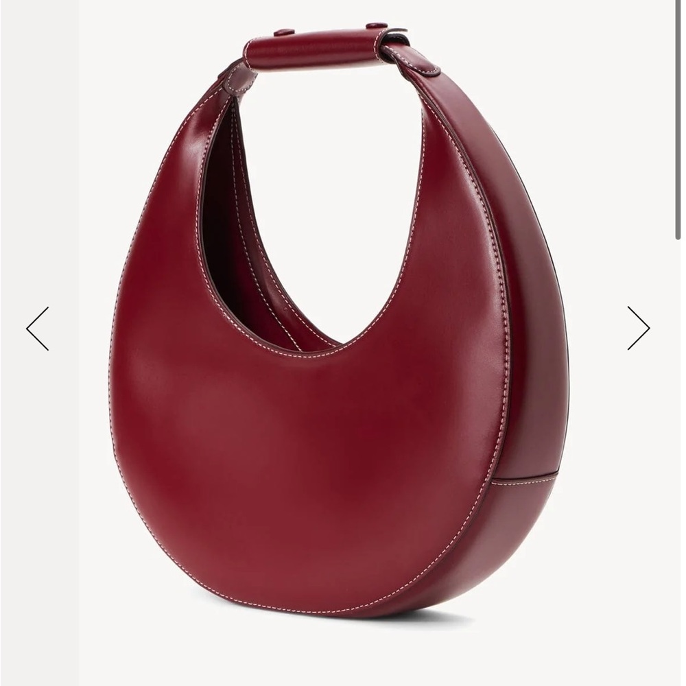 STAUD Moon Bag Raspberry NWT